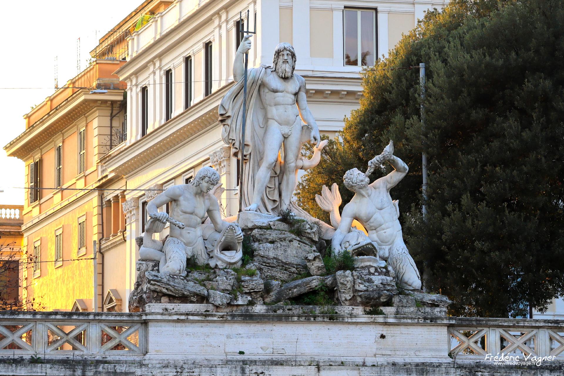 Fontaine de Neptune, Place du Peuple, Rome