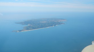Ile d'Yeu vue d'avion