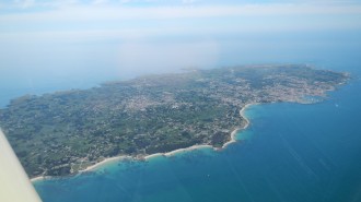 Ile d'Yeu vue d'avion