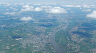 Nantes vue d'ouest