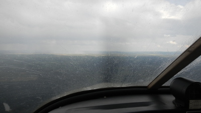 Pluie en avion