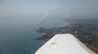 St Hélier vue à l'arrivée sur Jersey