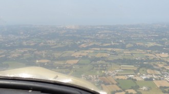 L'aéroport de Jersey en arrivant