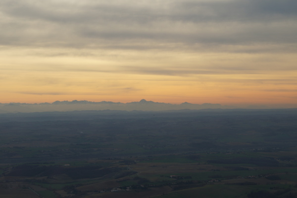 Ciel au couché de soleil