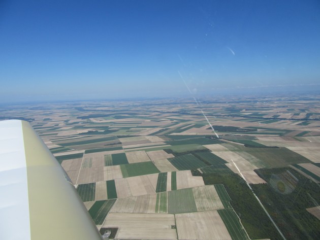 Le ciel bleu vu du ciel
